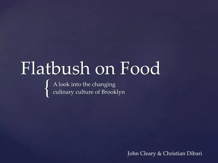 flatbush on food