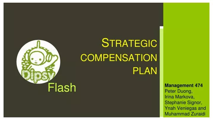 strategic compensation plan