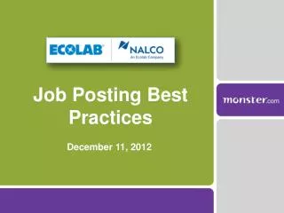 Job Posting Best Practices