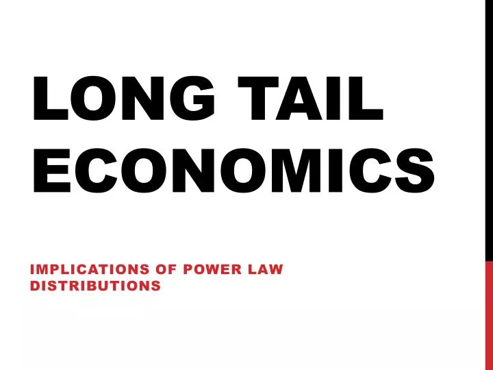 long tail economics