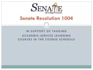 Senate Resolution 1004