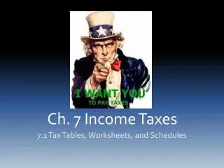 Ch. 7 Income Taxes
