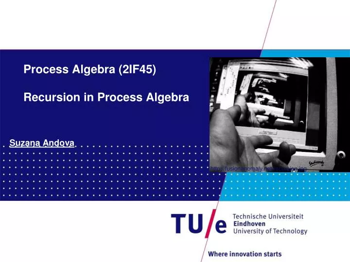 process algebra 2if45 recursion in process algebra