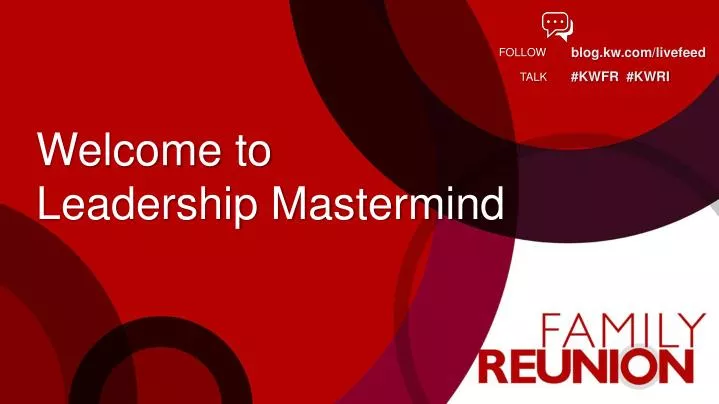 welcome to leadership mastermind