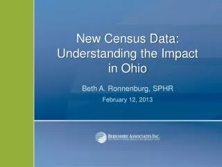 New Census Data: Understanding the Impact in Ohio