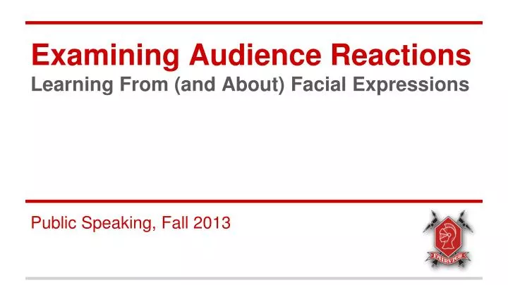 examining audience reactions learning from and about facial expressions