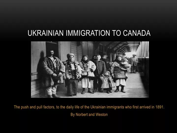 ukrainian immigration to canada