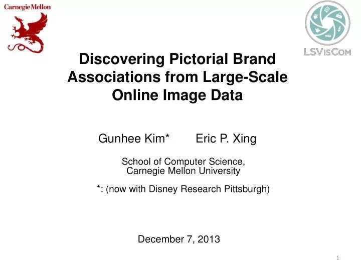 discovering pictorial brand associations from large scale online image data