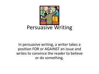 Persuasive Writing