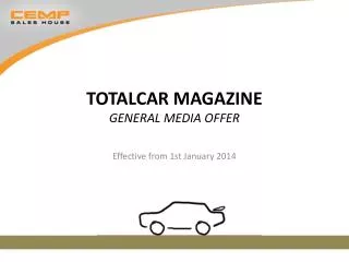 Totalcar magazine general media offer