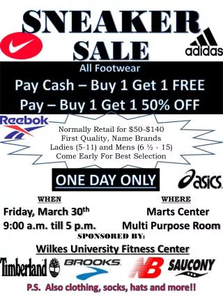 SNEAKER SALE