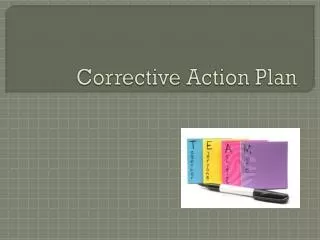 Corrective Action Plan