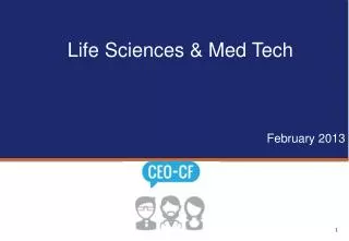 Life Sciences &amp; Med Tech