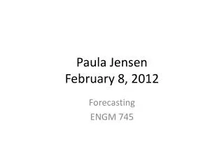 Paula Jensen February 8, 2012
