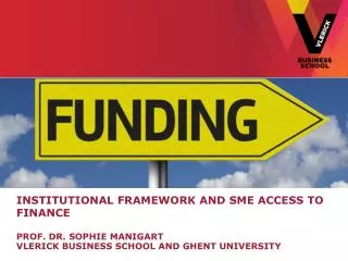 Institutional Framework and SME Access to Finance