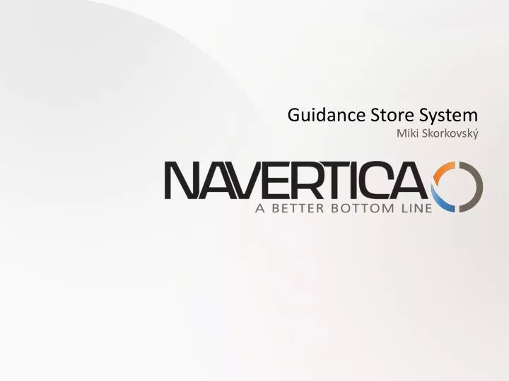 guidance store system