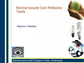 Moving towards Cost Reflective Tariffs