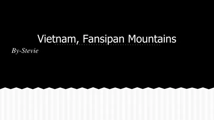 vietnam fansipan mountains