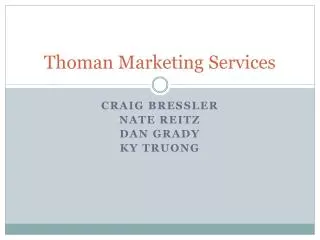 Thoman Marketing Services