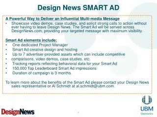 Design News SMART AD