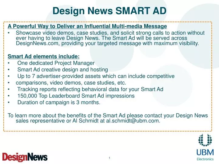 design news smart ad