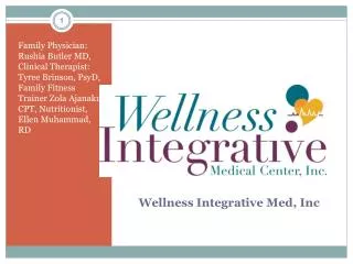 Wellness Integrative Med, Inc
