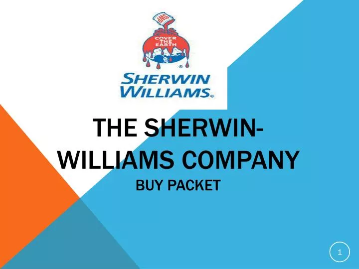 the sherwin williams company buy packet
