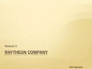 Raytheon Company