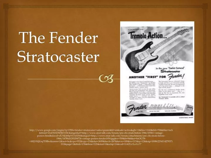 the fender stratocaster