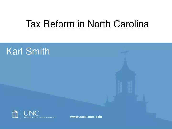 tax reform in north carolina