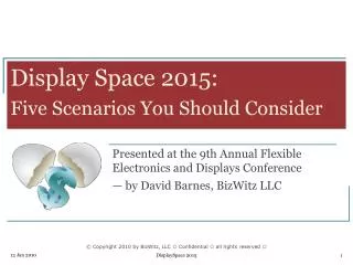 Display Space 2015: Five Scenarios You Should Consider