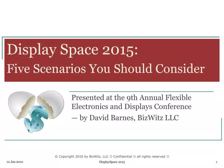 display space 2015 five scenarios you should consider