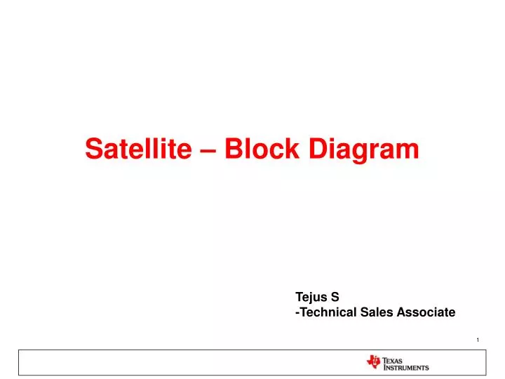 satellite block diagram
