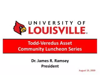 Todd- Veredus Asset Community Luncheon Series