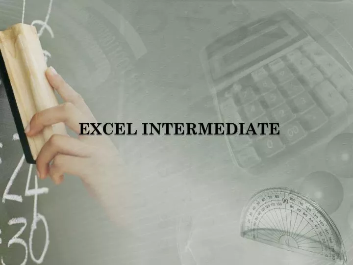 excel intermediate