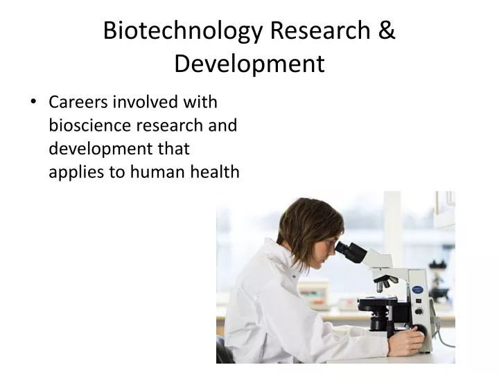 biotechnology research development