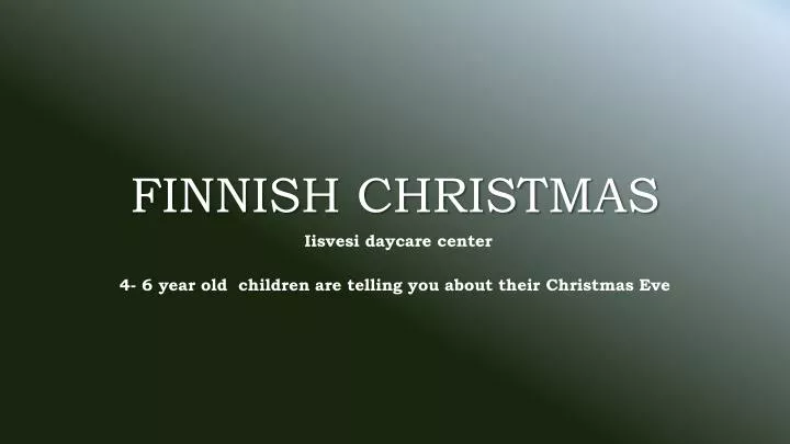 finnish christmas