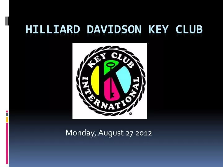 hilliard davidson key club
