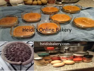 Heidi’s Online Bakery
