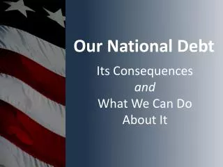 Our National Debt