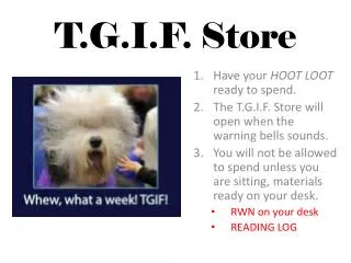 T.G.I.F. Store