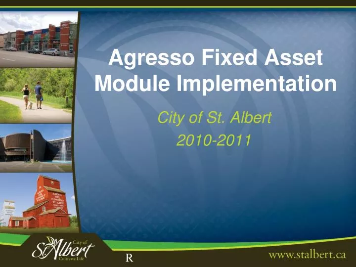 agresso fixed asset module implementation