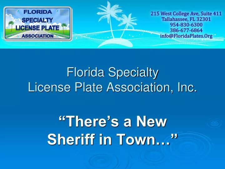 florida specialty license plate association inc