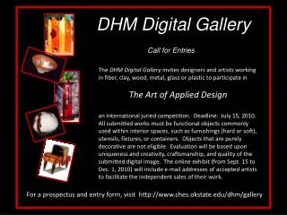 DHM Digital Gallery Call for Entries