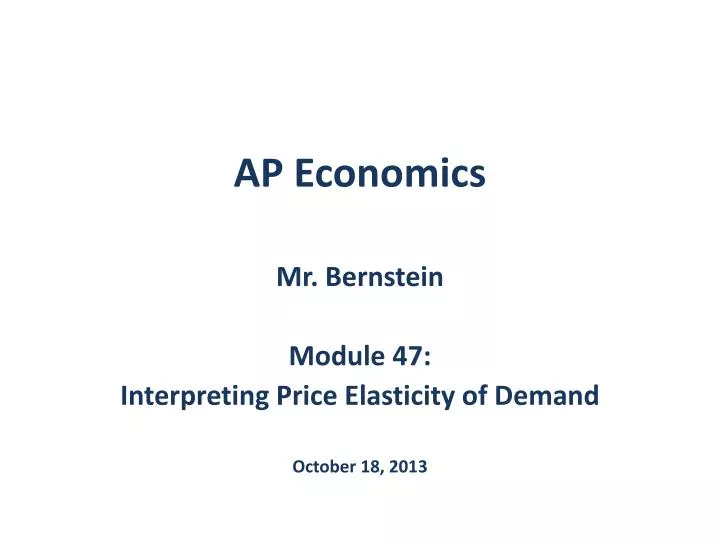 ap economics