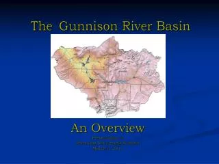 The Gunnison River Basin