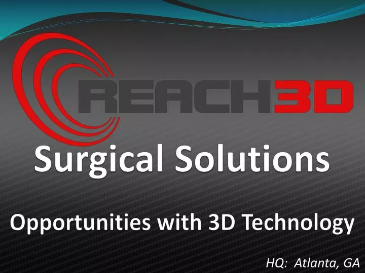 opportunities with 3d technology