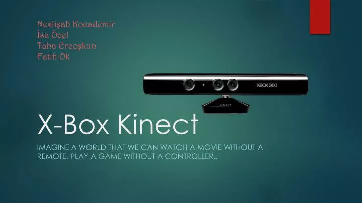 x box kinect
