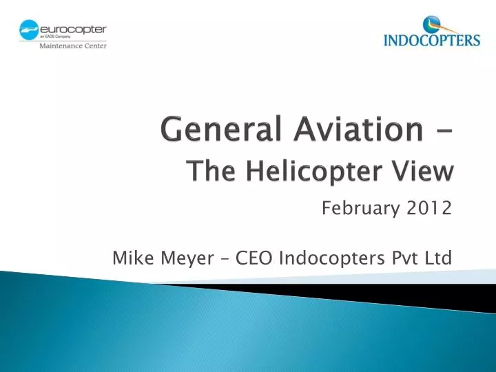 general aviation the helicopter view