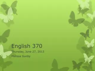 English 370
